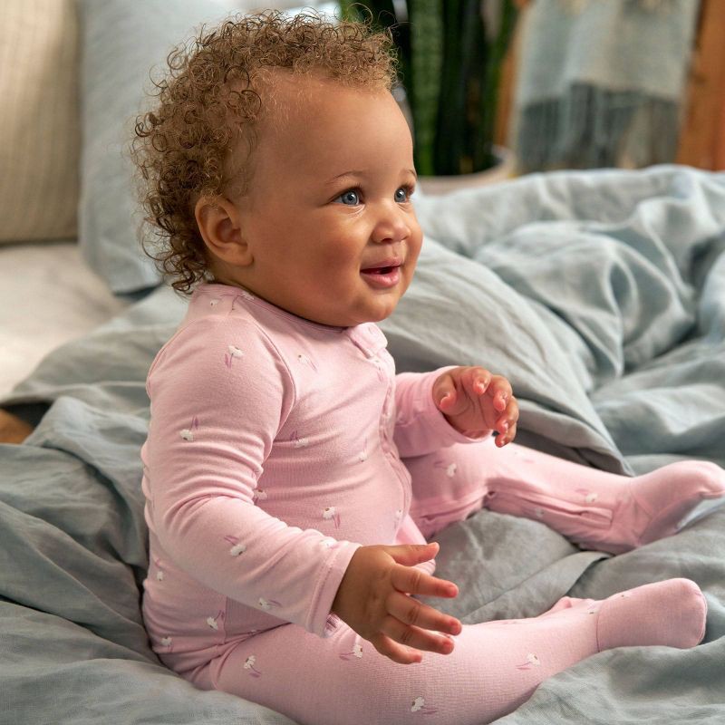 slide 3 of 8, Carter's Just One You® Baby Girls' Floral Comfy Soft Sleep N' Play - Pink 3M, 1 ct