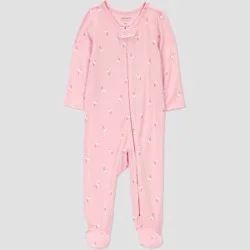 Carter's Just One You® Baby Girls' Floral Comfy Soft Sleep N' Play - Pink 9M