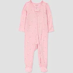 Carter's Just One You® Baby Girls' Floral Comfy Soft Sleep N' Play - Pink 9M