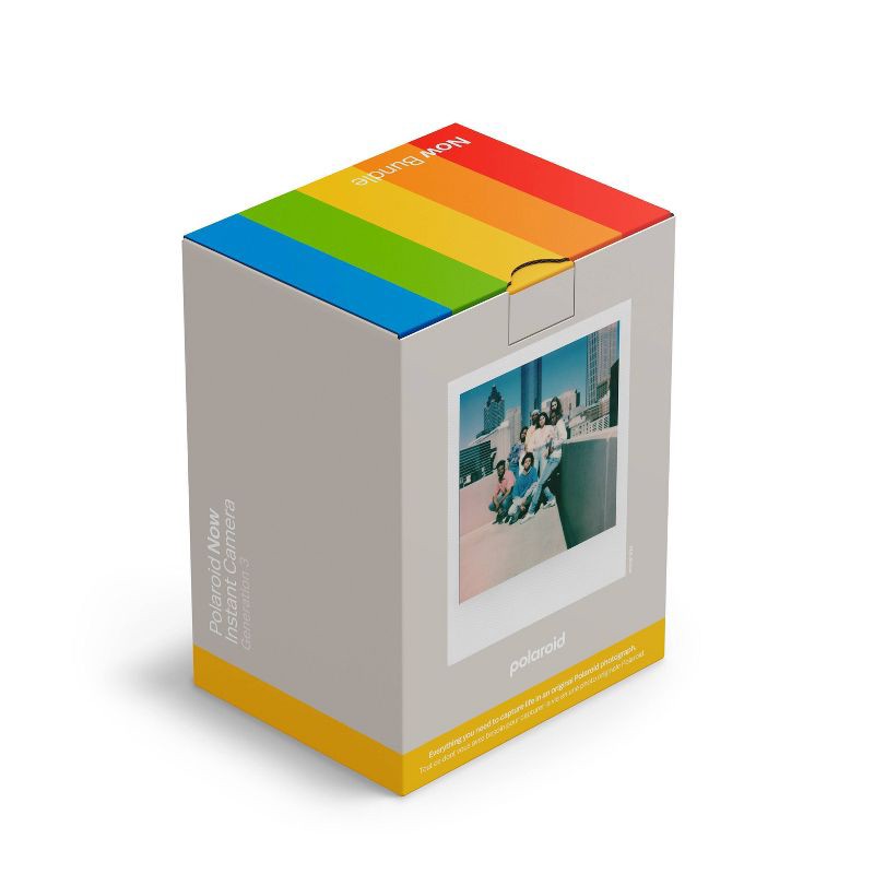 slide 12 of 12, Polaroid Now Everything Bundle Gen 3 Film Camera - Pebble White: Automatic Focus & Flash, 1 ct