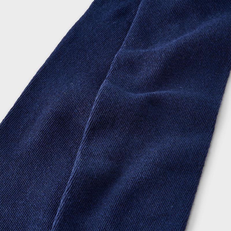 slide 3 of 3, Girls' 2pk Cotton Tights - Cat & Jack™ Navy Blue S, 2 ct