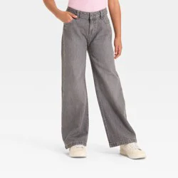 Girls' Wide Leg Jeans - Cat & Jack™ Gray 4
