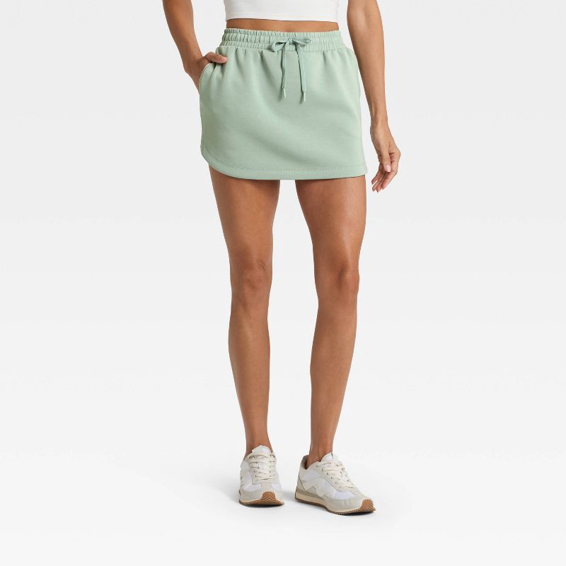 slide 1 of 5, Women's Airy Sleek Skort - All In Motion™ Sage Green S, 1 ct