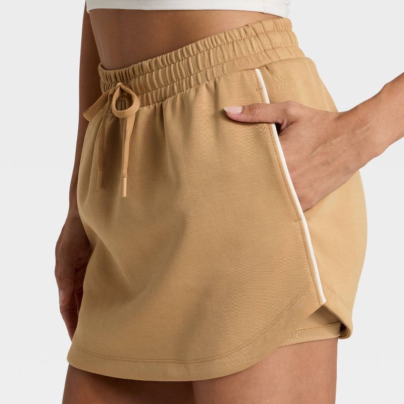 slide 4 of 5, Women's Airy Sleek Skort - All In Motion™ Tan L, 1 ct