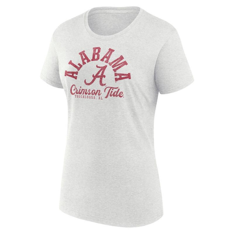 slide 1 of 3, NCAA Alabama Crimson Tide Men's Oatmeal Heather Crew T-Shirt - XL, 1 ct
