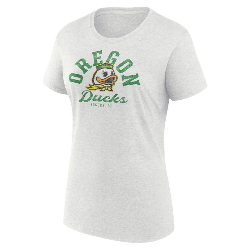 slide 2 of 3, NCAA Oregon Ducks Men's Oatmeal Heather Crew T-Shirt - XL, 1 ct