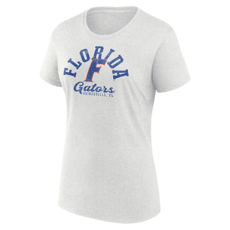 slide 1 of 3, NCAA Florida Gators Men's Oatmeal Heather Crew T-Shirt - XXL, 1 ct