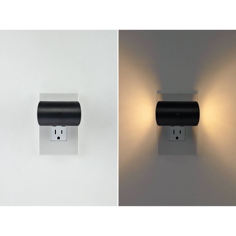 slide 2 of 8, Energizer Swivel Dual Control Sconce Color-Changing Light-Sensing Dimmable Night Light, 1 ct