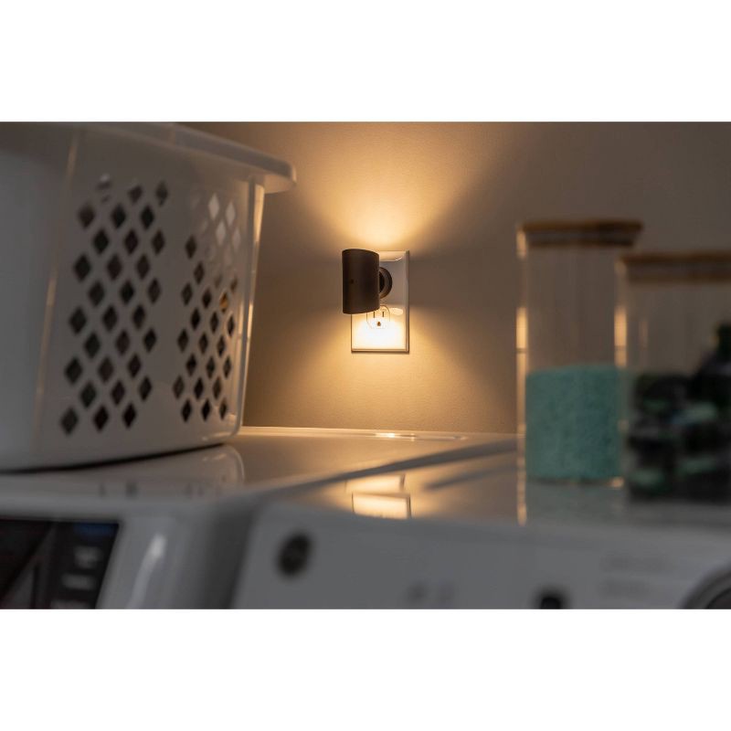 slide 4 of 8, Energizer Swivel Dual Control Sconce Color-Changing Light-Sensing Dimmable Night Light, 1 ct