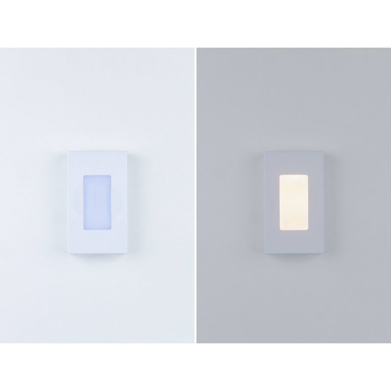 slide 2 of 8, Energizer 2pk Slimline Coverlite Light Sensing LED Nightlights White, 2 ct