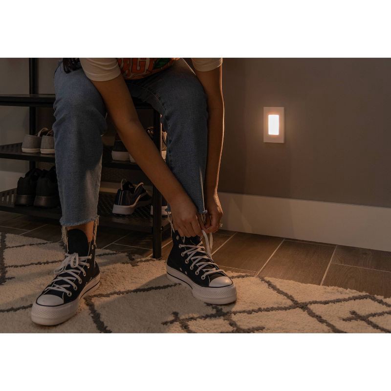 slide 5 of 8, Energizer 2pk Slimline Coverlite Light Sensing LED Nightlights White, 2 ct