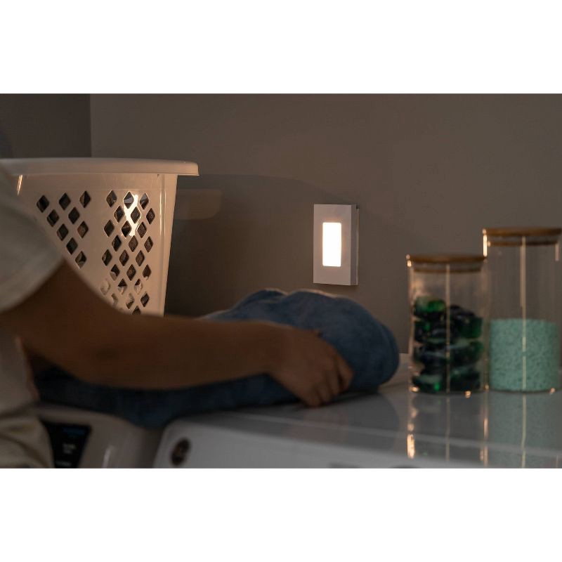 slide 7 of 8, Energizer 2pk Slimline Coverlite Light Sensing LED Nightlights White, 2 ct