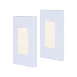 Energizer 2pk Slimline Coverlite Light Sensing LED Nightlights White