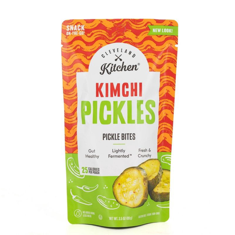 slide 1 of 6, Cleveland Kitchen Kimchi Dill Pickle Chips - 3.5oz, 3.5 oz