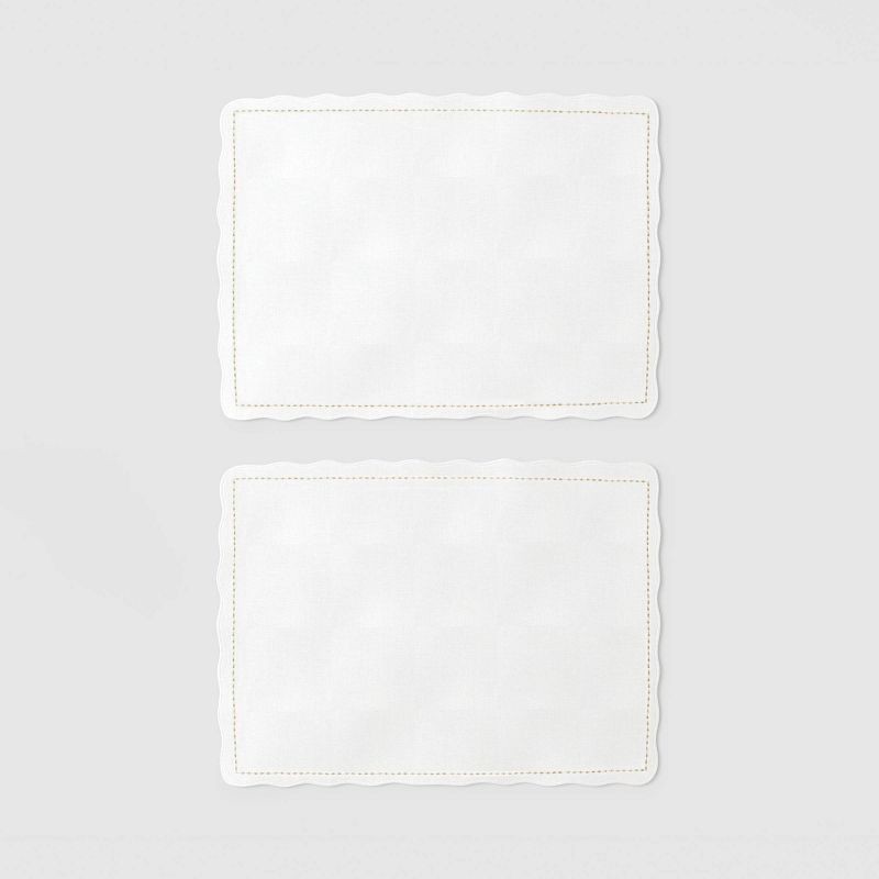 slide 4 of 4, 2pk Trees Reversible Placemat - Threshold™, 2 ct