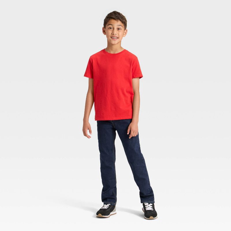 slide 3 of 3, Boys' Slim Fit Jeans - Cat & Jack™ Dark Wash 5, 1 ct