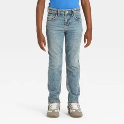 Boys' Slim Fit Jeans - Cat & Jack™ Medium Wash 10
