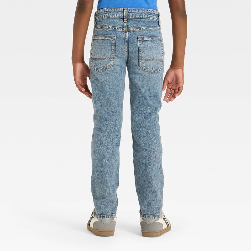 slide 2 of 3, Boys' Slim Fit Jeans - Cat & Jack™ Medium Wash 16, 1 ct