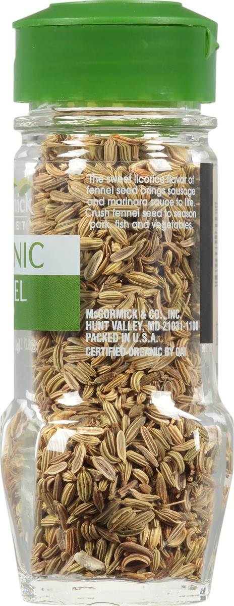 slide 3 of 8, McCormick Gourmet Organic Fennel Seed, 1 oz, 1 oz