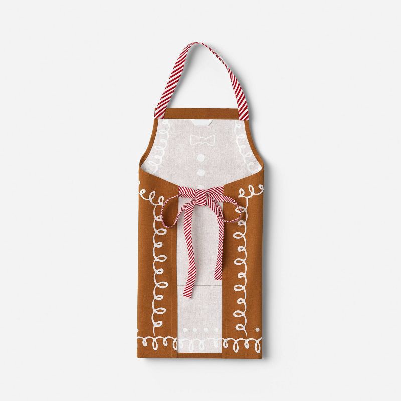 slide 3 of 4, Kids' Christmas Gingerbread Apron - Wondershop™, 1 ct