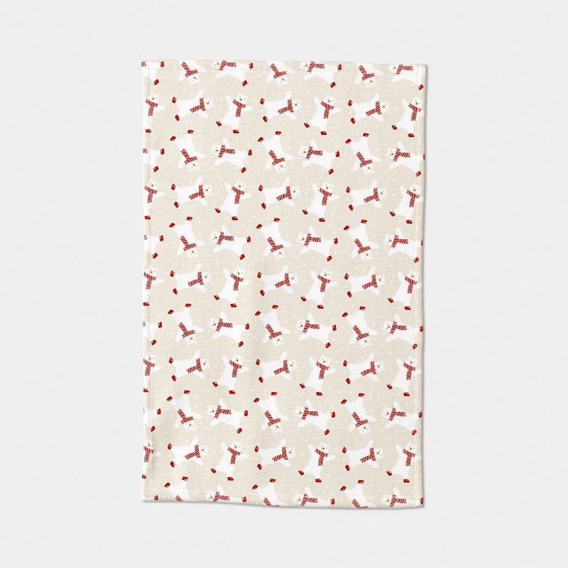 slide 3 of 3, Christmas Polar Bear Cotton Kitchen Towel - Wondershop™, 1 ct