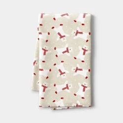 Christmas Polar Bear Cotton Kitchen Towel - Wondershop™