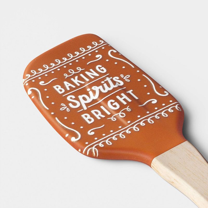 slide 3 of 3, Christmas Baking Spirits Bright Spatula - Wondershop™, 1 ct