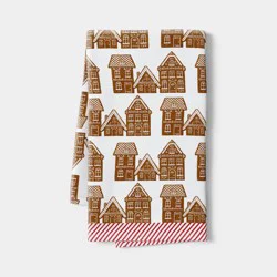Christmas Gingerbread House Cotton Kitchen Towel - Wondershop™