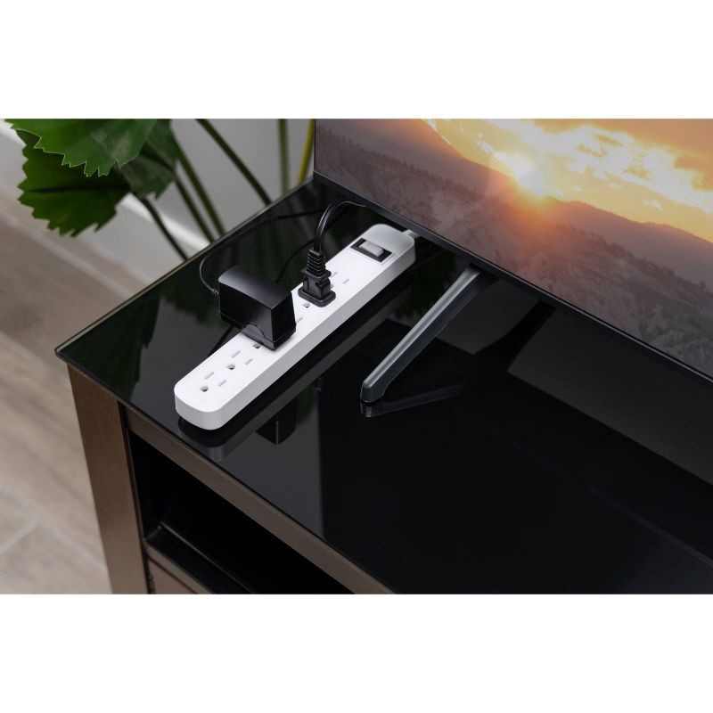 slide 5 of 8, General Electric 2pc Multipack 2' 6 Outlet Surge Protector 245J White, 2 ct