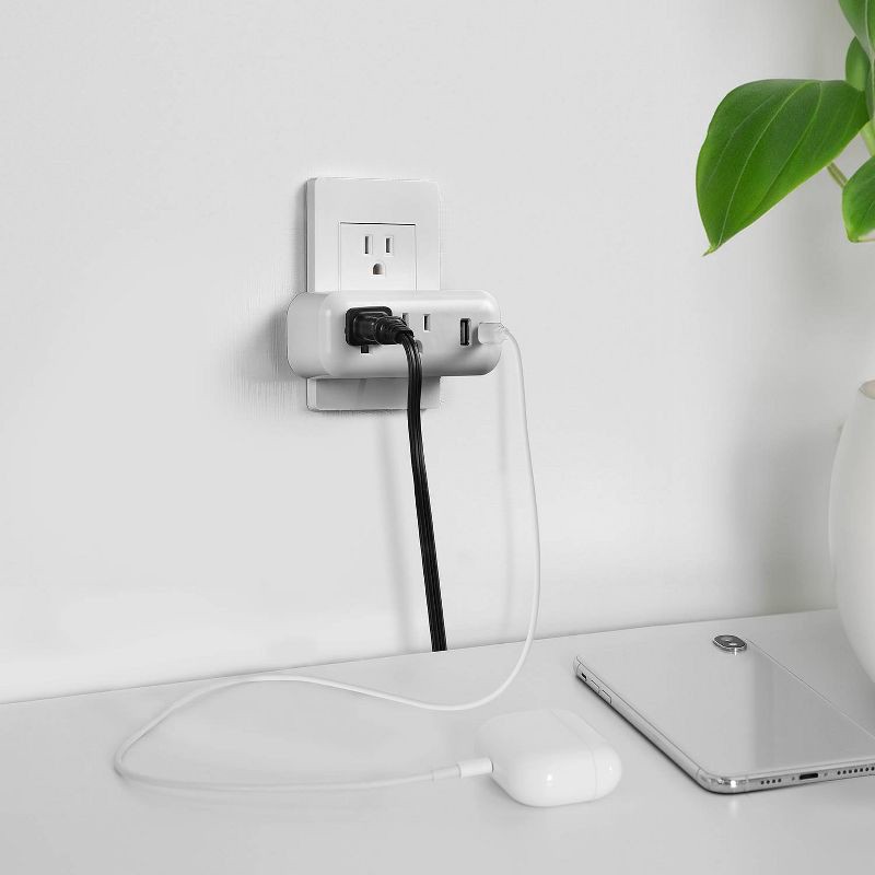 slide 6 of 7, Globe Electric USB Wall Tap, 1 ct