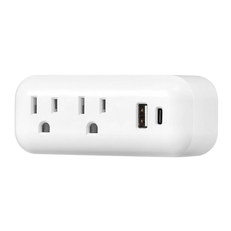 slide 1 of 7, Globe Electric USB Wall Tap, 1 ct