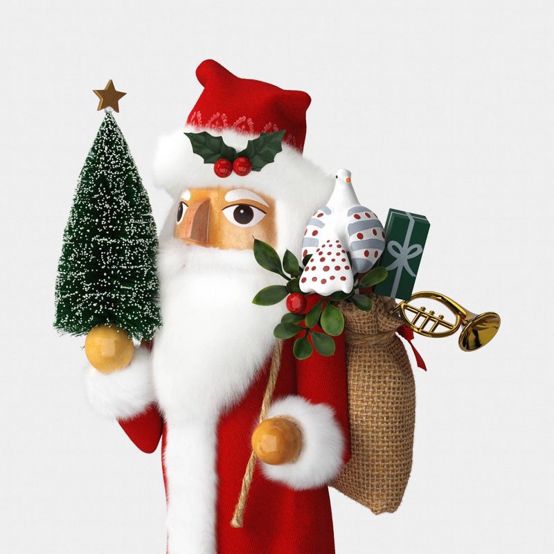 slide 3 of 3, Santa Nutcracker Christmas - Threshold™, 1 ct