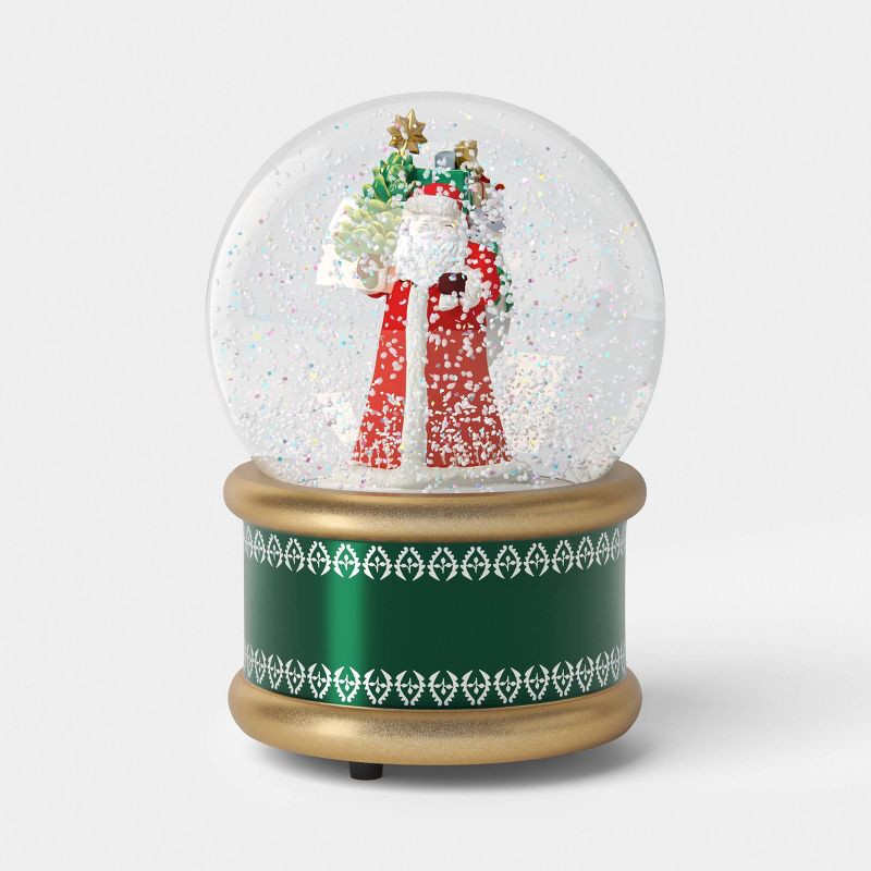 slide 3 of 3, Santa Snow Globe Christmas - Threshold™, 1 ct