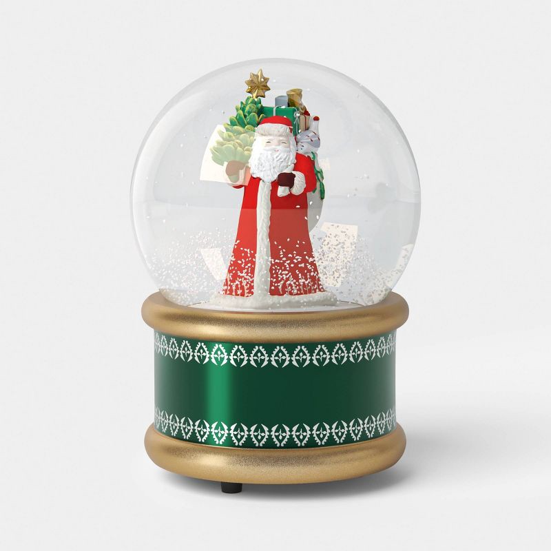 slide 1 of 3, Santa Snow Globe Christmas - Threshold™, 1 ct