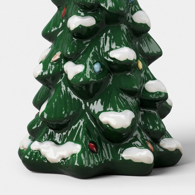 slide 3 of 3, Large Ceramic Christmas Tree Green - Threshold™, 1 ct