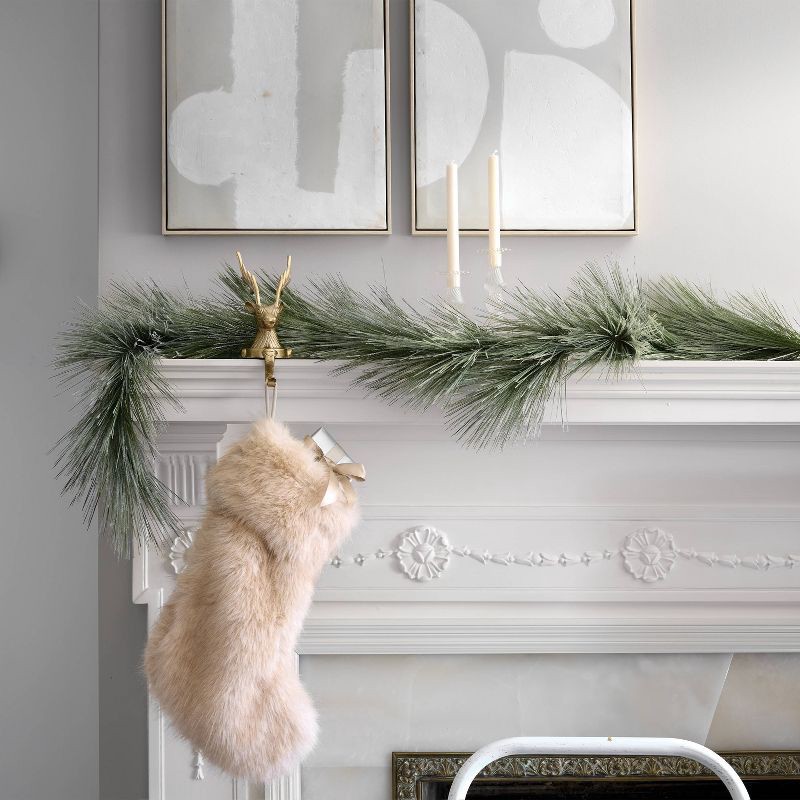 slide 2 of 4, Deer Stocking Christmas Holder - Threshold™, 1 ct