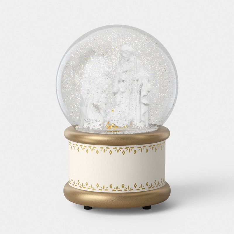 slide 3 of 3, Nativity Snow Globe Christmas - Threshold™, 1 ct