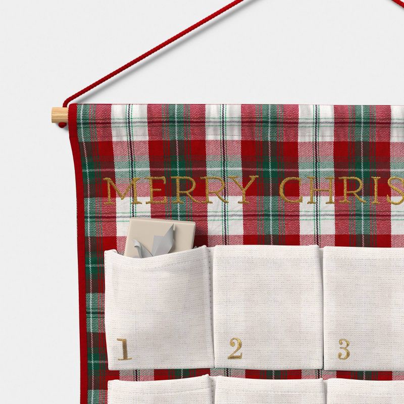 slide 4 of 4, Oversized Merry Christmas Countdown Calendar Cream - Threshold™, 1 ct