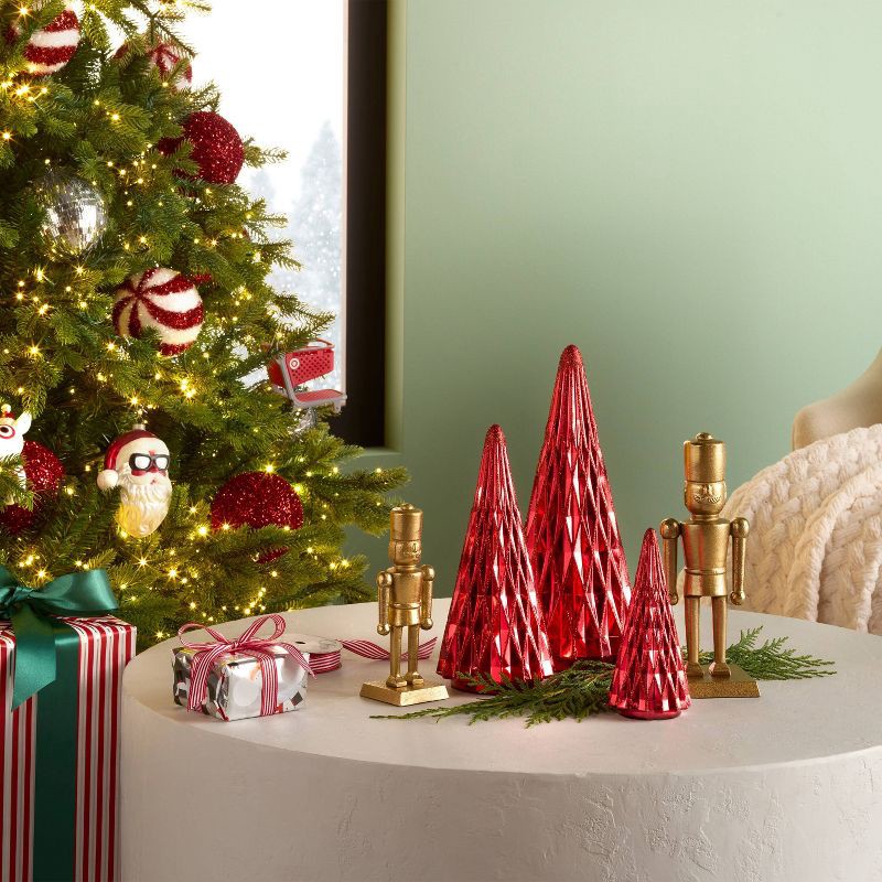 slide 2 of 3, Small Gold Metal Nutcracker Christmas - Threshold™, 1 ct