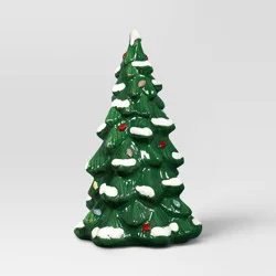 Medium Ceramic Christmas Tree Green - Threshold™
