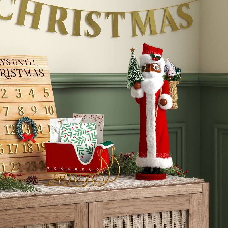 slide 2 of 3, Christmas Santa Nutcracker - Threshold™, 1 ct