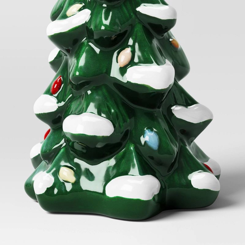 slide 3 of 3, Small Green Ceramic Christmas Tree - Threshold™, 1 ct