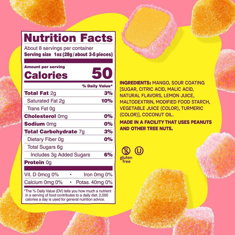 slide 3 of 4, Fruit Riot Frozen Mixed Sour Mango - 8oz - Bag, 8 oz