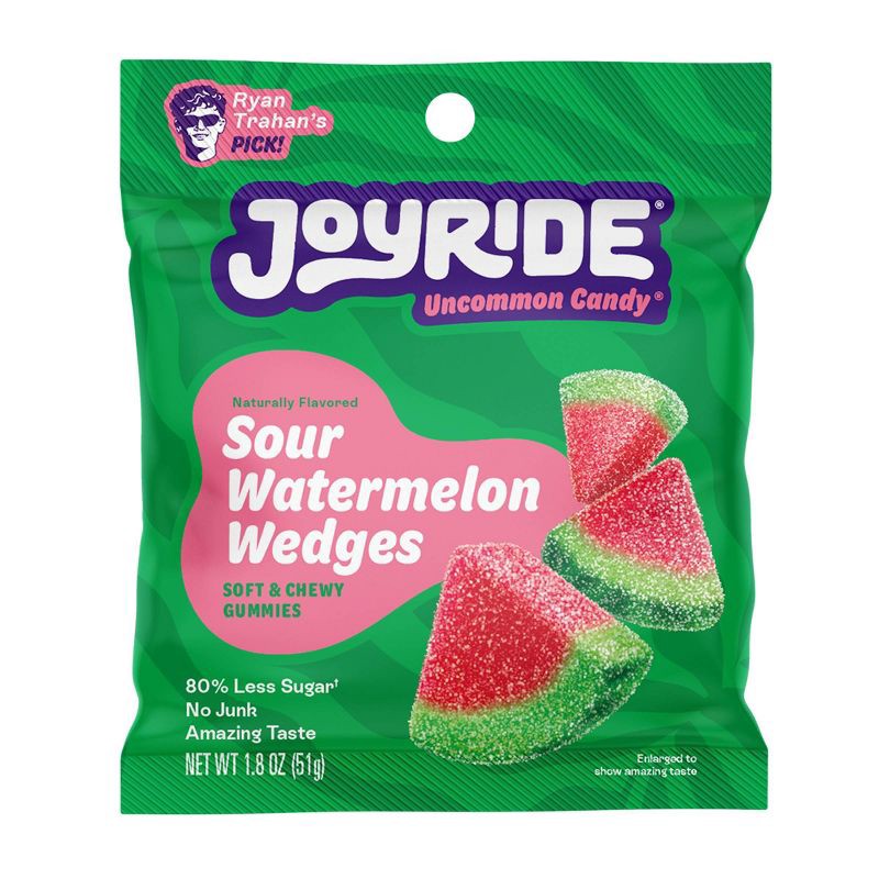 slide 1 of 4, JOYRIDE Sour Watermelon Wedges - 1.8oz, 1.8 oz