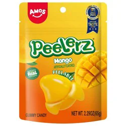 AMOS Peelerz Mango Gummy Checklane Candy - 2.29oz