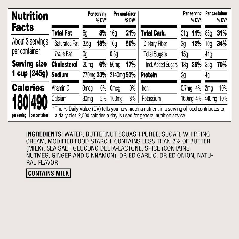 slide 4 of 4, Butternut Squash Soup - 24oz - Good & Gather™, 24 oz