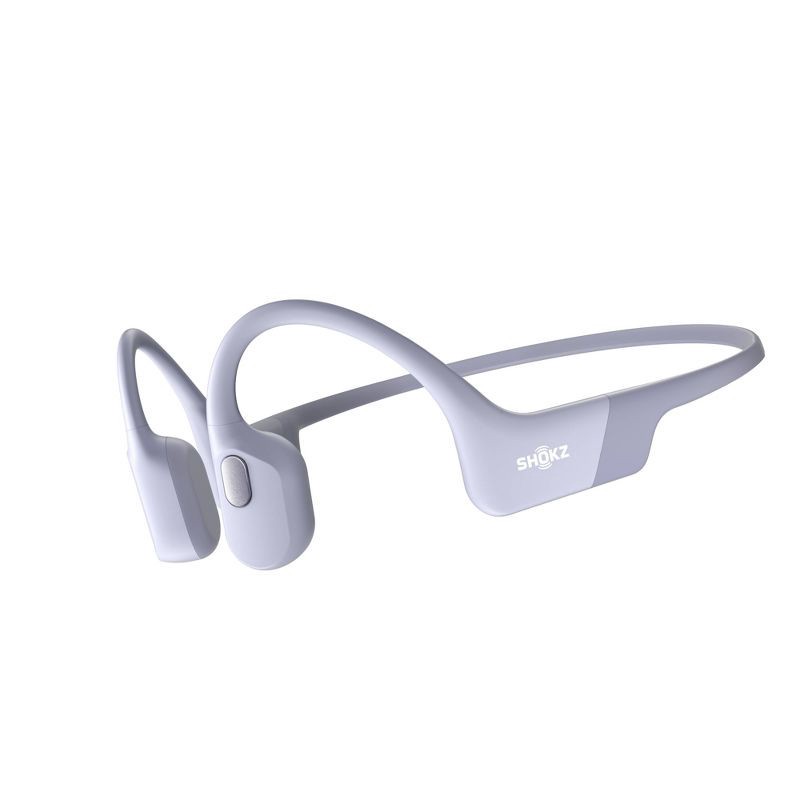 slide 3 of 8, Shokz OpenRun Bluetooth Wireless Headphones - Lavender: Open-Ear, Built-In Microphone, USB-C, 1 ct