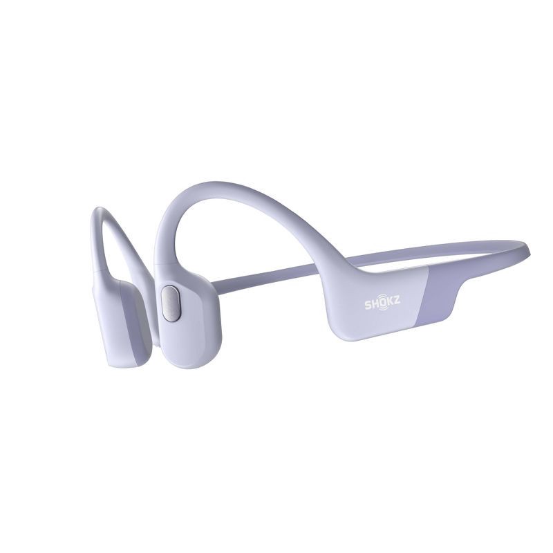 slide 1 of 8, Shokz OpenRun Bluetooth Wireless Headphones - Lavender: Open-Ear, Built-In Microphone, USB-C, 1 ct