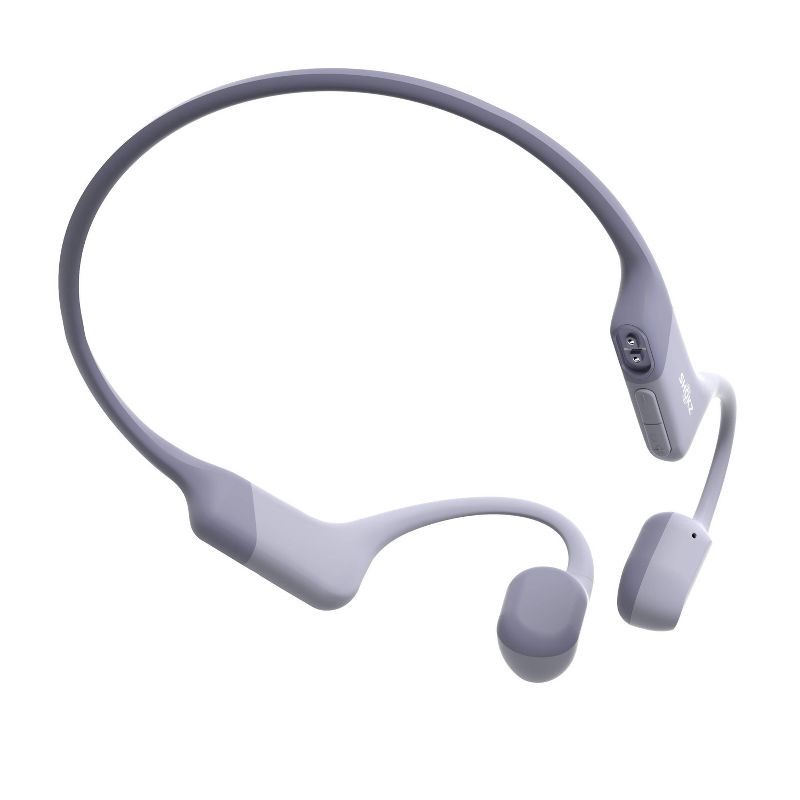 slide 6 of 8, Shokz OpenRun Bluetooth Wireless Headphones - Lavender: Open-Ear, Built-In Microphone, USB-C, 1 ct