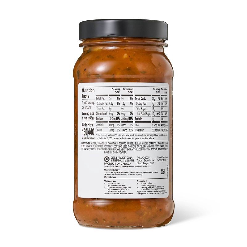 slide 2 of 4, Hearty Vegetable Soup - 24oz - Good & Gather™, 24 oz